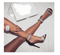 women's shoes sandals new fish mouth shiny rhinestone word with high heels